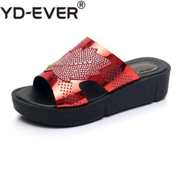 yd-ever women's slipper leather women flats shoes platform wedges female slides beach flip flops summer shoe lady, Black
yd-ever women's slipper leather women flats shoes platform wedges female slides beach flip flops summer shoe lady, Black