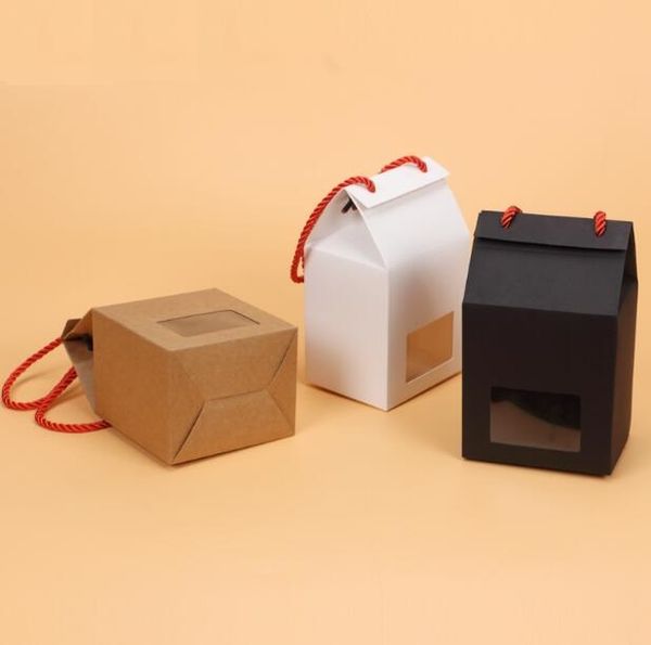 200pcs/lot gift packaging black box white cookies packing bag with handle kraft paper candy box with clear window new
200pcs/lot gift packaging black box white cookies packing bag with handle kraft paper candy box with clear window new