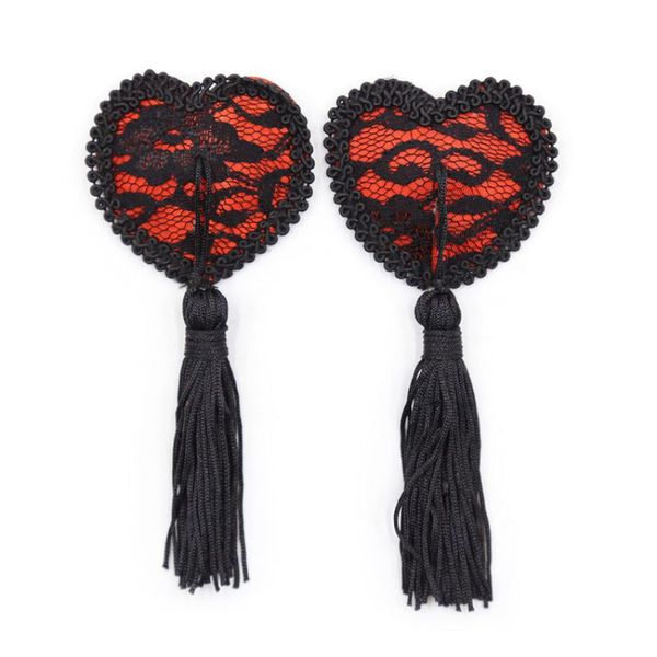 1pair women leopard lace self adhesive sequin tassel cover heart shape bra nipple cover pasties breast petals, Black;white
1pair women leopard lace self adhesive sequin tassel cover heart shape bra nipple cover pasties breast petals, Black;white