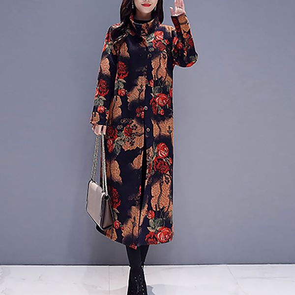 women winter thick keep warm outwear parkas floral print hooded pockets vintage oversize winter jacket casual long coat#j30, Black
women winter thick keep warm outwear parkas floral print hooded pockets vintage oversize winter jacket casual long coat#j30, Black