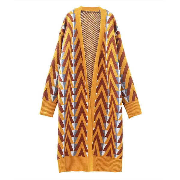 2019 spring autumn sweater coat women winter korean striped loose large size lazy wind x long knit cardigan trench coats x03, White
2019 spring autumn sweater coat women winter korean striped loose large size lazy wind x long knit cardigan trench coats x03, White