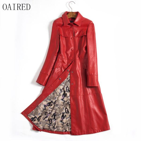 oaired plus size leather coat women 2017 new leather jacket women long slim spring and autumn clothing female outerwear, Black
oaired plus size leather coat women 2017 new leather jacket women long slim spring and autumn clothing female outerwear, Black