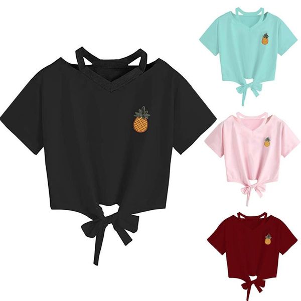 womens short sleeve t-shirt fashion casual cut out v neck bow-knot bandage tee t-shirt solid color tie camiseta mujer#3, White
womens short sleeve t-shirt fashion casual cut out v neck bow-knot bandage tee t-shirt solid color tie camiseta mujer#3, White