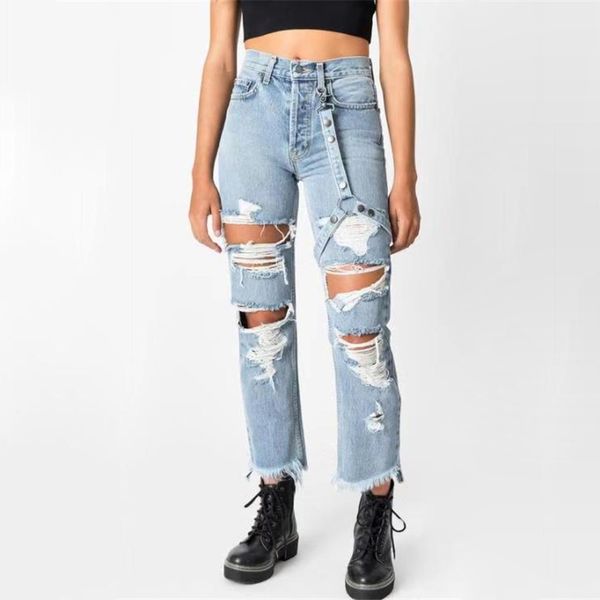 2019 new jeans woman jeans denim pants pants woman trousers pantalon mujer casual high waist, Blue
2019 new jeans woman jeans denim pants pants woman trousers pantalon mujer casual high waist, Blue