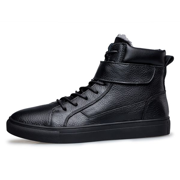 men warm snow boots anti slip bottom winter short boots outside casual leather botas 6#20/20d50, Black
men warm snow boots anti slip bottom winter short boots outside casual leather botas 6#20/20d50, Black