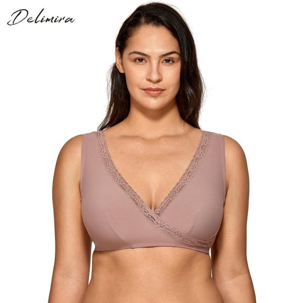 bras delimira women's soft cup sleep comfort support plus size nursing bra, Red;black
bras delimira women's soft cup sleep comfort support plus size nursing bra, Red;black