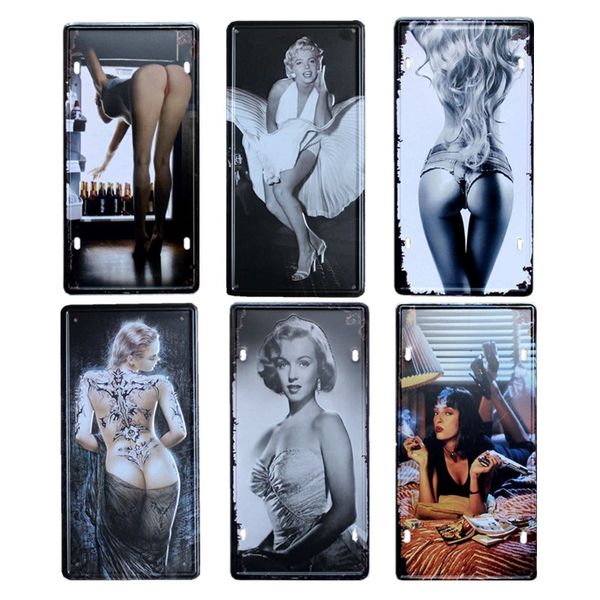 pin up girl metal poster plaque vintage metal signs painting bar pub garage decorative home decor poster 15x30 cm
pin up girl metal poster plaque vintage metal signs painting bar pub garage decorative home decor poster 15x30 cm