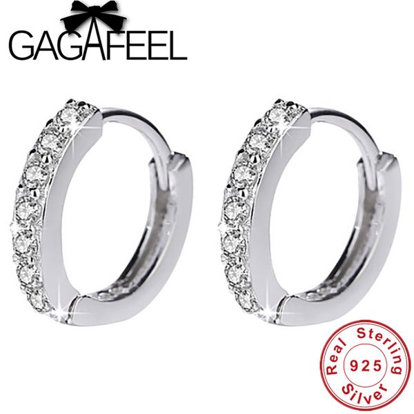 gagafeel 13mm 925 sterling silver stackable hoop earrings for women full cz zircon jewelry accessories high quality, Golden;silver
gagafeel 13mm 925 sterling silver stackable hoop earrings for women full cz zircon jewelry accessories high quality, Golden;silver