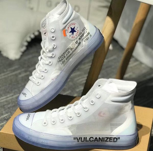 Chucks Vulcanized Off Conver Canvas Shoes All White Blue Chaussures zapatos Men Women Running Shoes 1970S Star Sneakers With Box
Chucks Vulcanized Off Conver Canvas Shoes All White Blue Chaussures zapatos Men Women Running Shoes 1970S Star Sneakers With Box