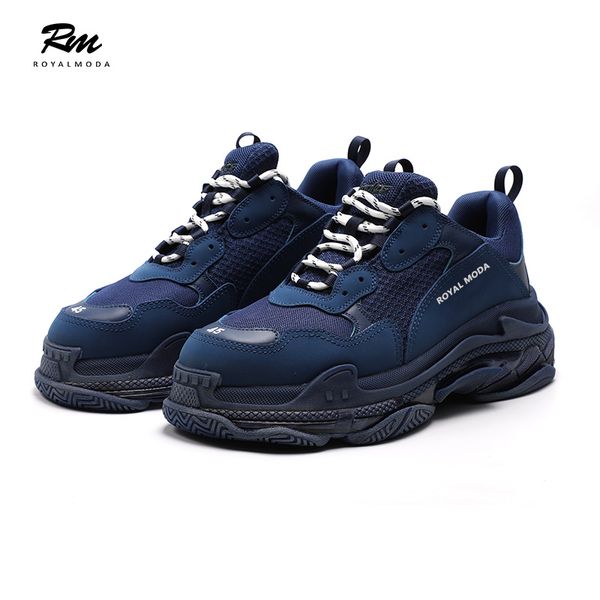 2019 new bal blue clear triple s leather sneakers men's sports walking triples shoes eu39, Black
2019 new bal blue clear triple s leather sneakers men's sports walking triples shoes eu39, Black
