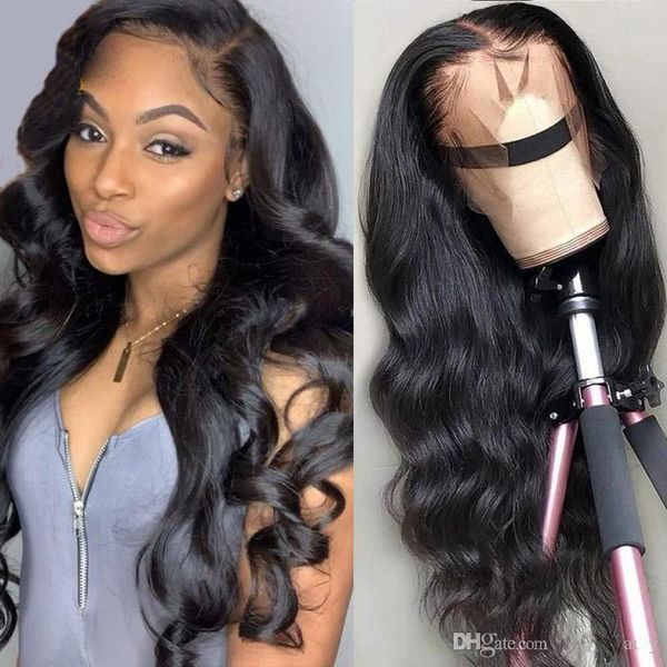 body wave 360 deep part lace front human hair wigs pre plucked for black women brazilian virgin 360 full lace wig bleached knots, Black;brown
body wave 360 deep part lace front human hair wigs pre plucked for black women brazilian virgin 360 full lace wig bleached knots, Black;brown