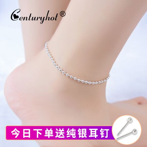 sterling silver anklet womens silver lucky pearl beads bell angel peanut pendant zu shi foot ornaments can be engraved lover gift, Red;blue
sterling silver anklet womens silver lucky pearl beads bell angel peanut pendant zu shi foot ornaments can be engraved lover gift, Red;blue