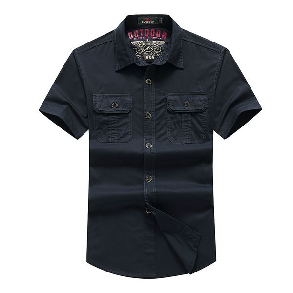 men's wear short sleeve shirt will code work clothes military shirt jacket 8675, White;black
men's wear short sleeve shirt will code work clothes military shirt jacket 8675, White;black
