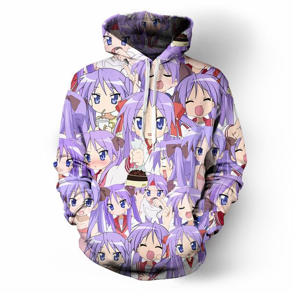 soshirl kawaii anime cosplay hoodies hipster funny cool hiiragi kagami hoody long sleeve streetwear lucky star pullovers, Black
soshirl kawaii anime cosplay hoodies hipster funny cool hiiragi kagami hoody long sleeve streetwear lucky star pullovers, Black