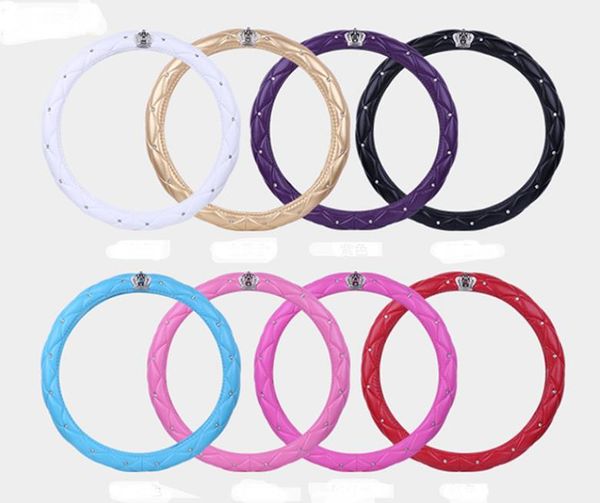 38cm wheel sleeve with water drill for automotive articles, pure color steering wheel sleeve with foam leather handle sleeve for w 
38cm wheel sleeve with water drill for automotive articles, pure color steering wheel sleeve with foam leather handle sleeve for w