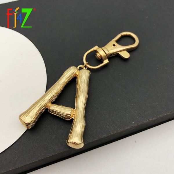 f.j4z new women key chains alloy big a-z 26 letters key holder creative bamboo initials charms bag pendant accessories, Silver
f.j4z new women key chains alloy big a-z 26 letters key holder creative bamboo initials charms bag pendant accessories, Silver
