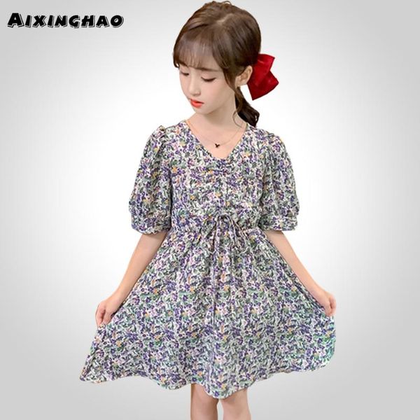 girl summer dresses floral pattern girl child dress puff sleeve kids dresses teenage children's costumes for girls 6 8 10 12 14, Red;yellow
girl summer dresses floral pattern girl child dress puff sleeve kids dresses teenage children's costumes for girls 6 8 10 12 14, Red;yellow
