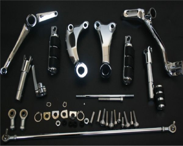 хромированные передние элементы управления полные колышки рычаги связи для 04-13 sportster 
хромированные передние элементы управления полные колышки рычаги связи для 04-13 sportster