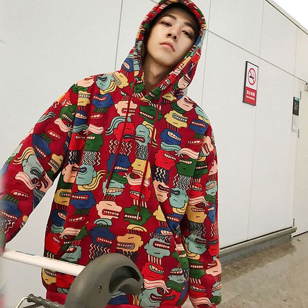 men's hoodies & sweatshirts hip hop casual streetwear personalized graffiti hoodie loose fleece warm fashion tide sweatshirt 2021, Black
men's hoodies & sweatshirts hip hop casual streetwear personalized graffiti hoodie loose fleece warm fashion tide sweatshirt 2021, Black