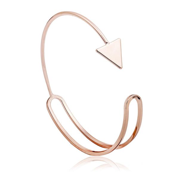 fashion simple and generous triangle arrow irregular bracelet smooth double-layer open, Black
fashion simple and generous triangle arrow irregular bracelet smooth double-layer open, Black