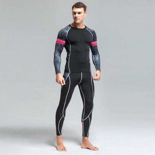 man compression sports suit quick drying perspiration fitness training kit rashguard male sportswear jogging running clothes, Black;blue
man compression sports suit quick drying perspiration fitness training kit rashguard male sportswear jogging running clothes, Black;blue