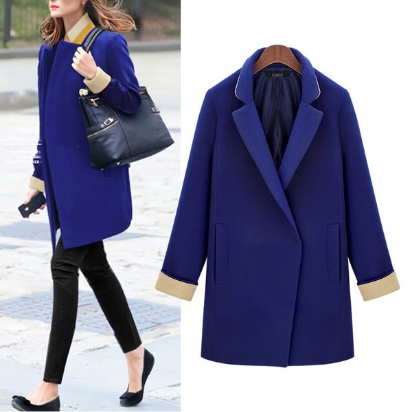 hodisytian winter new fashion women blazers elegant ladies suits loose full sleeve blaser feminino solid long coat plus size, White;black
hodisytian winter new fashion women blazers elegant ladies suits loose full sleeve blaser feminino solid long coat plus size, White;black