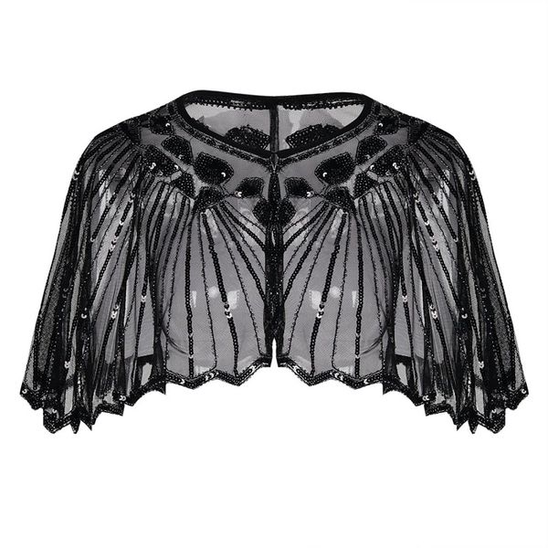 1920s party cape great gatsby vintage african beaded shawl sequins cover up glitter bolero eveningwear stage performance scarf, Red
1920s party cape great gatsby vintage african beaded shawl sequins cover up glitter bolero eveningwear stage performance scarf, Red