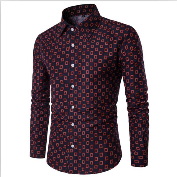 2018 men fashion casual long sleeved print shirt slim fit male shirt brand clothing soft comfortable fashion, White;black
2018 men fashion casual long sleeved print shirt slim fit male shirt brand clothing soft comfortable fashion, White;black