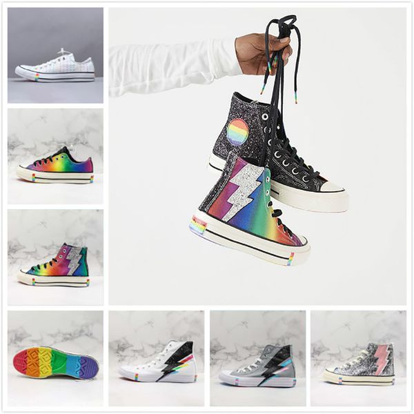 convas star 1970 70s pride premium hi rainbow lightning design casual shoes taylor designer stonewall riots leisure fashion sneaker, Black
convas star 1970 70s pride premium hi rainbow lightning design casual shoes taylor designer stonewall riots leisure fashion sneaker, Black