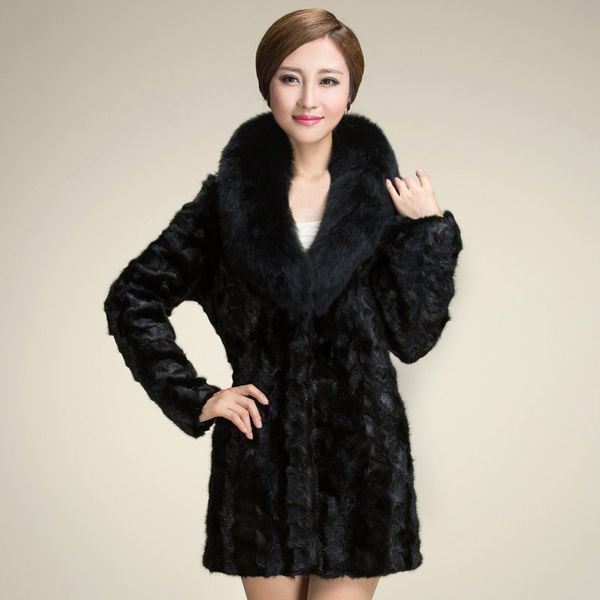 thicken warm winter fur collar female artificial fur outerwear women black faux coat jackets solid color coat plus size 3xl
thicken warm winter fur collar female artificial fur outerwear women black faux coat jackets solid color coat plus size 3xl