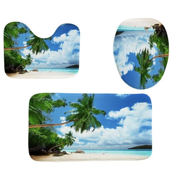 4pcs home bathroom decor set beach cornerpattern toilet seat cover bath mat set+waterproof shower curtain bathroom sinks
4pcs home bathroom decor set beach cornerpattern toilet seat cover bath mat set+waterproof shower curtain bathroom sinks
