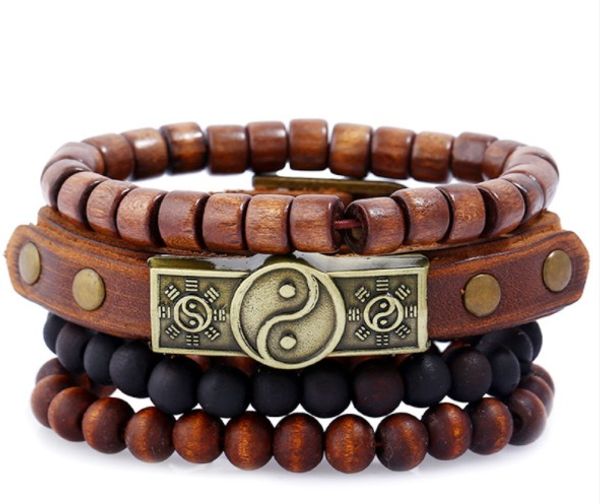 jewelry cowhide beaded bracelet set 4 pieces sell simple new fashion in stock wholesale lbd, Black
jewelry cowhide beaded bracelet set 4 pieces sell simple new fashion in stock wholesale lbd, Black