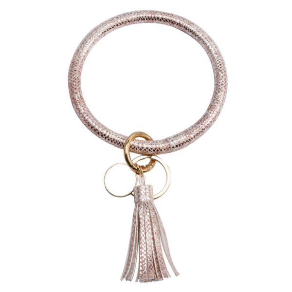 new fashion multiful tassel keychain enamel pu leather o key chain monogram circle wristlet keychain for women girls fashion accessories, Silver
new fashion multiful tassel keychain enamel pu leather o key chain monogram circle wristlet keychain for women girls fashion accessories, Silver