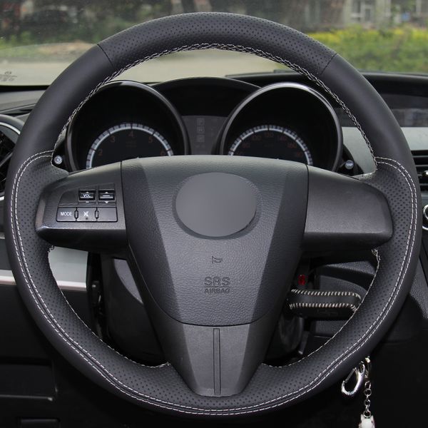 black natural leather car steering wheel cover for mazda 3 axela 2008-2013 mazda cx-7 cx7 2010-2016 mazda 5 2011-2013
black natural leather car steering wheel cover for mazda 3 axela 2008-2013 mazda cx-7 cx7 2010-2016 mazda 5 2011-2013