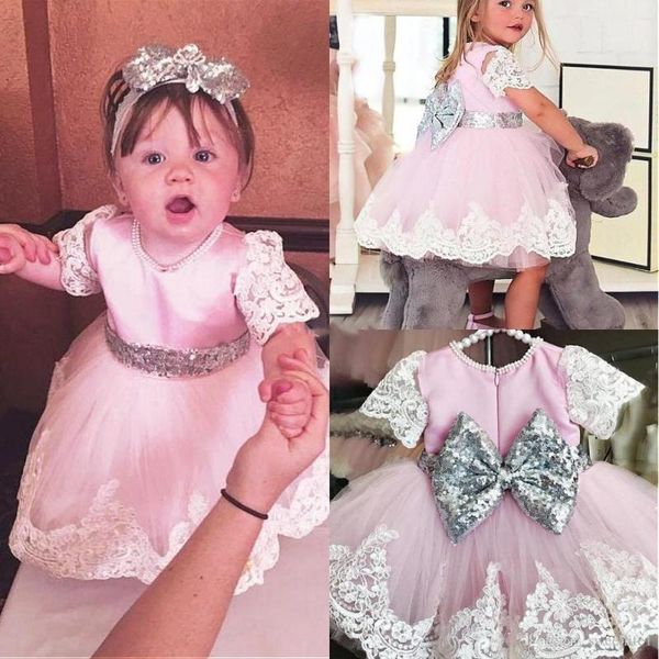 pink baby girl dresses for birthday with bow silver sequins white lace tutu dress party flower girl dress, Red;yellow
pink baby girl dresses for birthday with bow silver sequins white lace tutu dress party flower girl dress, Red;yellow