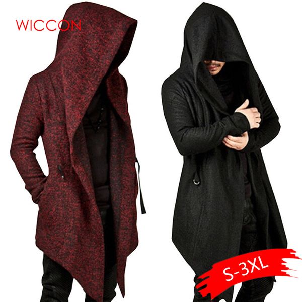 leisure fashion men hooded jacket irregular hem solid color punk long sleeve men coat personality slim fit top, Tan;black
leisure fashion men hooded jacket irregular hem solid color punk long sleeve men coat personality slim fit top, Tan;black