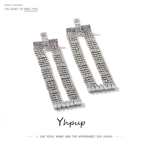yhpup korean rhinestone hollow rectangle dangle earrings brand bridal earrings fashion jewelry for female wedding party s925 new, Silver
yhpup korean rhinestone hollow rectangle dangle earrings brand bridal earrings fashion jewelry for female wedding party s925 new, Silver