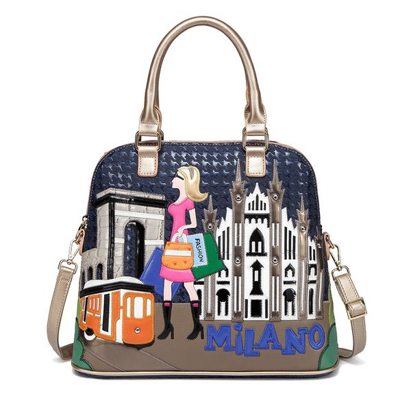 2020 fashion women bag cute backpack creative shell bag multifunctional embroidery travel backpack korean
2020 fashion women bag cute backpack creative shell bag multifunctional embroidery travel backpack korean
