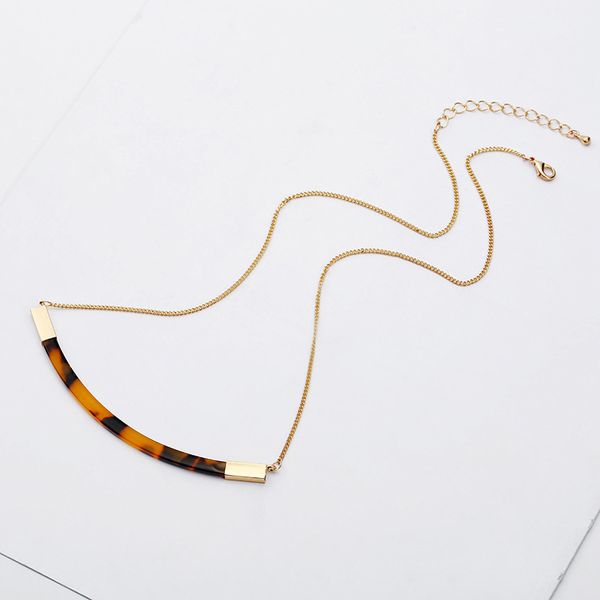 new trendy women leopard acrylic necklaces geometric simple semicircle choker statement necklace for women fashion boho jewelry, Silver
new trendy women leopard acrylic necklaces geometric simple semicircle choker statement necklace for women fashion boho jewelry, Silver