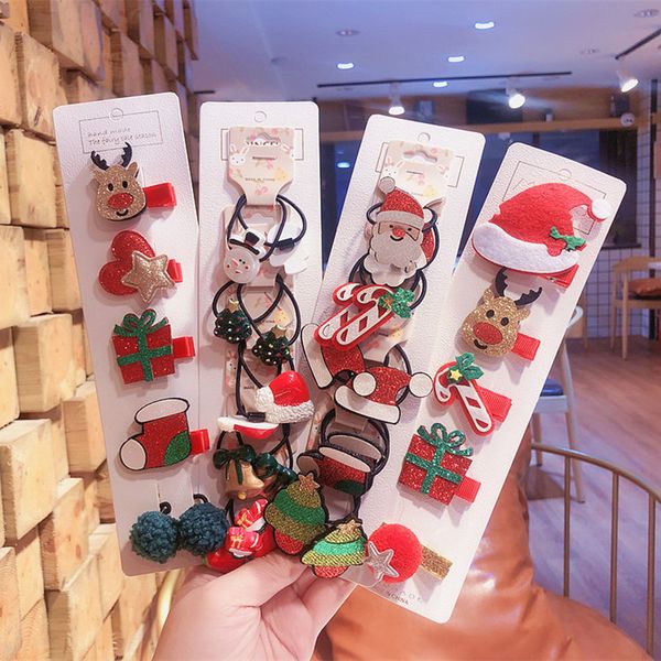 children's cute christmas hair accessories santa hat snowman elk hairpins rubber band hair rope for girl princess headdress, Slivery;white
children's cute christmas hair accessories santa hat snowman elk hairpins rubber band hair rope for girl princess headdress, Slivery;white