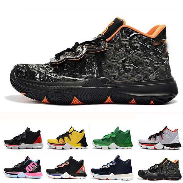Kyrie 5 V 2019 Fashion Black Magic Men Basketball Shoes 5S Mens Trainers basketball sneakers Size 7-12 Outdoor Sports Designer Shoes
Kyrie 5 V 2019 Fashion Black Magic Men Basketball Shoes 5S Mens Trainers basketball sneakers Size 7-12 Outdoor Sports Designer Shoes