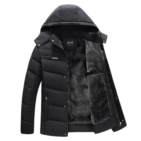 men -15 degree new winter jacket thicken warm men parkas hooded fleece man's jackets outwear cotton coat parka jaqueta masculina, Black
men -15 degree new winter jacket thicken warm men parkas hooded fleece man's jackets outwear cotton coat parka jaqueta masculina, Black