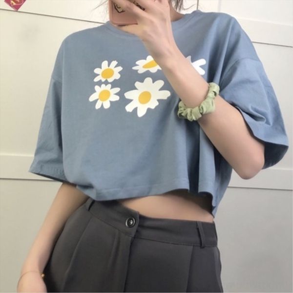 little daisy 2020 loose round collar short sleeve little daisy 2020 women's loose women's round t-shirt collar short sleeve t-shir, White
little daisy 2020 loose round collar short sleeve little daisy 2020 women's loose women's round t-shirt collar short sleeve t-shir, White