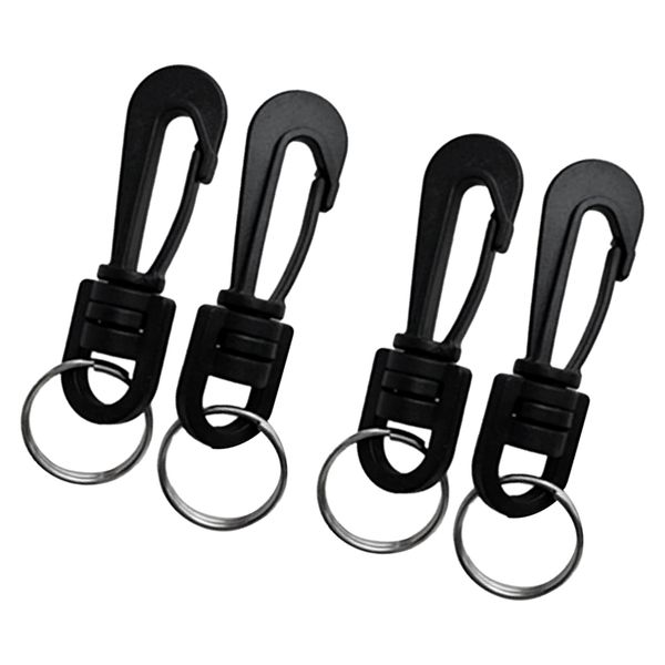 4pcs underwater scuba diving plastic swivel spring snap hook with split rings keychain utility tool accessories
4pcs underwater scuba diving plastic swivel spring snap hook with split rings keychain utility tool accessories