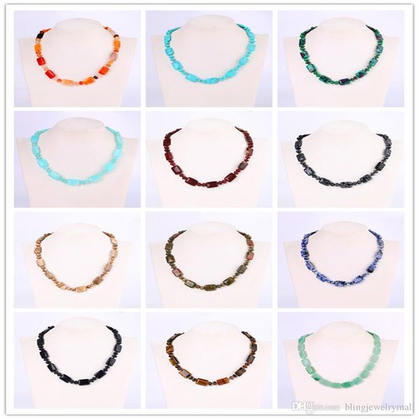 roing nature blue crystal beads chain necklace for women square natural stone crystal ladies jewelry colar feminino n095-n109, Silver
roing nature blue crystal beads chain necklace for women square natural stone crystal ladies jewelry colar feminino n095-n109, Silver