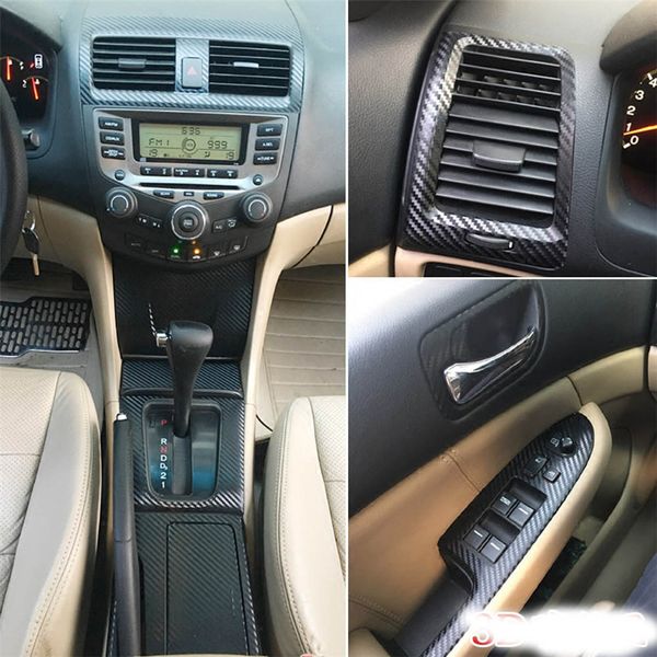 for honda accord 2002-2007 interior central control panel door handle 3d/5d carbon fiber stickers decals car styling accessorie
for honda accord 2002-2007 interior central control panel door handle 3d/5d carbon fiber stickers decals car styling accessorie