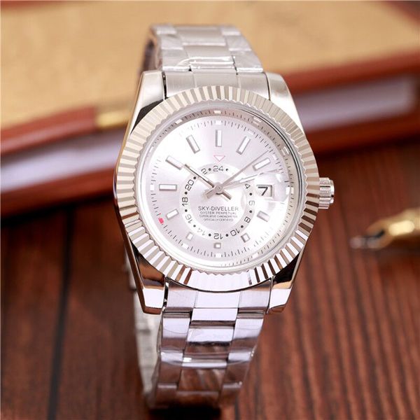 Top Luxury Brand New SKY DWELLER Name Fashion 40 mm stainless steel Mens Watch Sports Men Automatic Self-Wind Watches 
Top Luxury Brand New SKY DWELLER Name Fashion 40 mm stainless steel Mens Watch Sports Men Automatic Self-Wind Watches