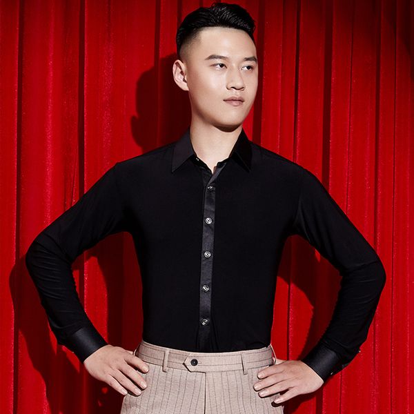 professional men's ballroom latin dance long sleeves latino dancing clothes for women's ballroom waltz samba wear dwy2078, Black;red
professional men's ballroom latin dance long sleeves latino dancing clothes for women's ballroom waltz samba wear dwy2078, Black;red