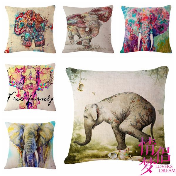 elephant oil painting cotton flax pillow back cushion cushion heat sell can customized
elephant oil painting cotton flax pillow back cushion cushion heat sell can customized