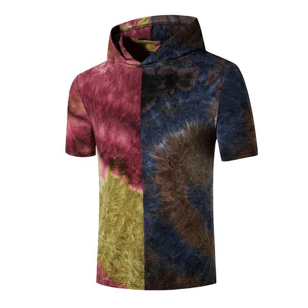 men's t-shirts fashion tie-dye hoodie t shirt men 2021 summer short sleeve hooded tshirt hip hop streetwear t-shirt male camisetas homb, White;black
men's t-shirts fashion tie-dye hoodie t shirt men 2021 summer short sleeve hooded tshirt hip hop streetwear t-shirt male camisetas homb, White;black